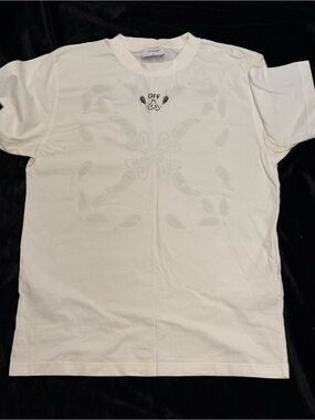Off-White White Short Sleeve Bandana Arrows  Tee